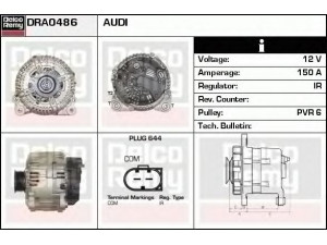 DELCO REMY DRA0486 kintamosios srovės generatorius 
 Elektros įranga -> Kint. sr. generatorius/dalys -> Kintamosios srovės generatorius
06C903016H