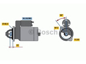 BOSCH 0 001 108 184 starteris 
 Elektros įranga -> Starterio sistema -> Starteris
49 66 842