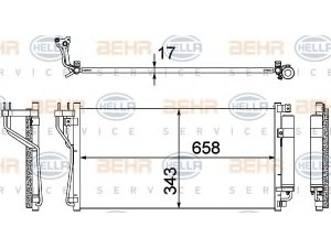 HELLA 8FC 351 304-731 kondensatorius, oro kondicionierius 
 Oro kondicionavimas -> Kondensatorius
97606-3K160, 97606-3L180