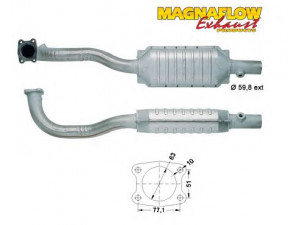 MAGNAFLOW 89226 katalizatoriaus keitiklis 
 Išmetimo sistema -> Katalizatoriaus keitiklis
308627512