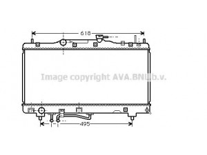 AVA QUALITY COOLING TO2260 radiatorius, variklio aušinimas
1640016580, 1640016581, 1640016800