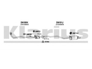 KLARIUS 270121U išmetimo sistema 
 Išmetimo sistema -> Išmetimo sistema, visa