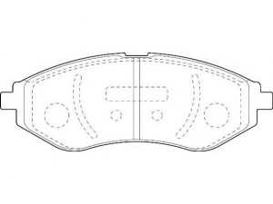 WAGNER WBP23974A stabdžių trinkelių rinkinys, diskinis stabdys 
 Techninės priežiūros dalys -> Papildomas remontas
94566892, 96534653, PW892497