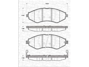 MAGNETI MARELLI 363702161285 stabdžių trinkelių rinkinys, diskinis stabdys 
 Techninės priežiūros dalys -> Papildomas remontas
96405129, 96405129