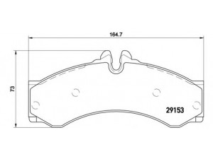 BREMBO P 50 028 stabdžių trinkelių rinkinys, diskinis stabdys 
 Techninės priežiūros dalys -> Papildomas remontas
2DO698151A, 0004237110, 0024204120