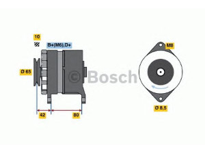 BOSCH 0 120 488 301 kintamosios srovės generatorius