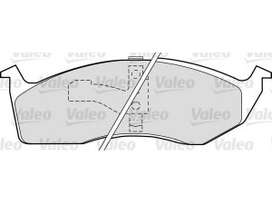 VALEO 598556 stabdžių trinkelių rinkinys, diskinis stabdys 
 Techninės priežiūros dalys -> Papildomas remontas
4762 682, 4762682, 4773 264, 4773264