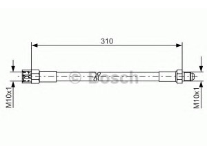 BOSCH 1 987 476 214 stabdžių žarnelė 
 Stabdžių sistema -> Stabdžių žarnelės
34 30 6 782 862, 34 30 6 795 676