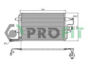 PROFIT PR 9545C1 kondensatorius, oro kondicionierius 
 Oro kondicionavimas -> Kondensatorius
1J0820411D, 1J0820413A, 1J0820413B