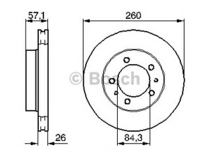 BOSCH 0 986 478 484 stabdžių diskas 
 Dviratė transporto priemonės -> Stabdžių sistema -> Stabdžių diskai / priedai
40206 15C11, 40206 15C25, 40207 15C25