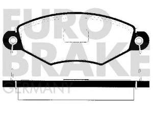 EUROBRAKE 5502223735 stabdžių trinkelių rinkinys, diskinis stabdys 
 Techninės priežiūros dalys -> Papildomas remontas
425191, 425204