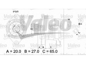 VALEO 436463 kintamosios srovės generatorius 
 Elektros įranga -> Kint. sr. generatorius/dalys -> Kintamosios srovės generatorius
7700811462, 7701352115