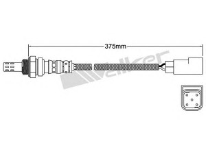 WALKER PRODUCTS 250-24015 lambda jutiklis 
 Variklis -> Variklio elektra
1001702, 1013764, 89FB9F472BA, 89FB9F472CA