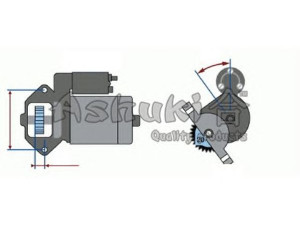 ASHUKI 1563-2303 starteris 
 Elektros įranga -> Starterio sistema -> Starteris
0 986 020 511/BOSCH, J5213032/H&B JAKO-PA