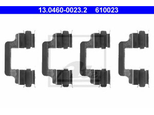 ATE 13.0460-0023.2 priedų komplektas, diskinių stabdžių trinkelės 
 Stabdžių sistema -> Diskinis stabdys -> Stabdžių dalys/priedai
3D0 615 231