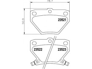 HELLA PAGID 8DB 355 017-221 stabdžių trinkelių rinkinys, diskinis stabdys 
 Techninės priežiūros dalys -> Papildomas remontas
0446620090, 0446652010, 0446652020