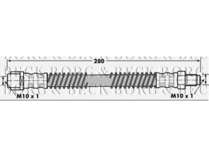 BORG & BECK BBH7094 stabdžių žarnelė 
 Stabdžių sistema -> Stabdžių žarnelės
2114200548, 2114200648, A2114200648