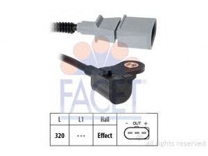 FACET 9.0605 jutiklis, skirstomojo veleno padėtis 
 Elektros įranga -> Jutikliai
03L 957 147, 03L 957 147 A, 03L 957 147