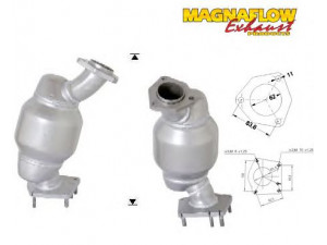 MAGNAFLOW 76805D katalizatoriaus keitiklis 
 Išmetimo sistema -> Katalizatoriaus keitiklis
12785062