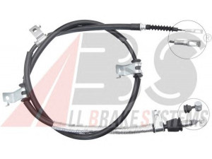A.B.S. K18551 trosas, stovėjimo stabdys 
 Stabdžių sistema -> Valdymo svirtys/trosai
597702H300, 597702R300
