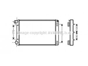 AVA QUALITY COOLING FT2210 radiatorius, variklio aušinimas 
 Aušinimo sistema -> Radiatorius/alyvos aušintuvas -> Radiatorius/dalys
46524619, 46778155