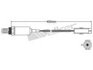 WALKER PRODUCTS 250-21070 lambda jutiklis 
 Išmetimo sistema -> Lambda jutiklis
18213 64B00