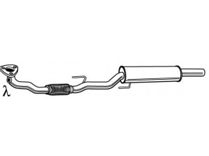 WALKER 23665 vidurinis duslintuvas 
 Išmetimo sistema -> Duslintuvas
5Z0253059H