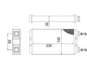 NRF 54312 šilumokaitis, salono šildymas 
 Šildymas / vėdinimas -> Šilumokaitis
2711500QAF, 4415542, 7701207992