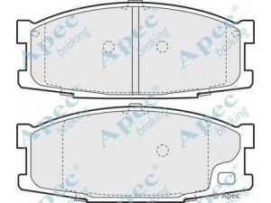 APEC braking PAD1192 stabdžių trinkelių rinkinys, diskinis stabdys
MC894589, MK499873