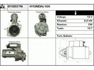 EDR 910037N starteris 
 Elektros įranga -> Starterio sistema -> Starteris
36100-4A000