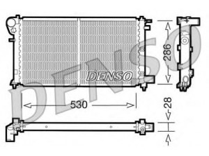 DENSO DRM21004 radiatorius, variklio aušinimas 
 Aušinimo sistema -> Radiatorius/alyvos aušintuvas -> Radiatorius/dalys
1301VT, 1301VT