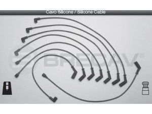 BRECAV 22.524 uždegimo laido komplektas 
 Kibirkšties / kaitinamasis uždegimas -> Uždegimo laidai/jungtys