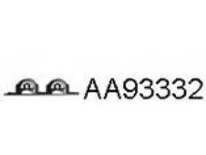 VENEPORTE AA93332 guminė juosta, išmetimo sistema
1J0253144AB, 1J0253144C, 1J0253144H
