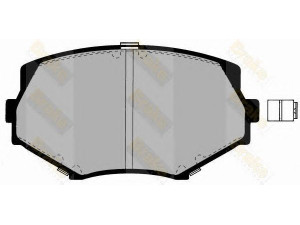 Brake ENGINEERING PA1327 stabdžių trinkelių rinkinys, diskinis stabdys 
 Techninės priežiūros dalys -> Papildomas remontas
1U163328Z, AY040MA014, N0Y33323Z