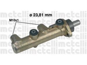 METELLI 05-0237 pagrindinis cilindras, stabdžiai 
 Stabdžių sistema -> Pagrindinis stabdžių cilindras
4601.E6, 9946800, 4601.E6