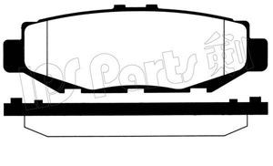 IPS Parts IBR-1212 stabdžių trinkelių rinkinys, diskinis stabdys 
 Techninės priežiūros dalys -> Papildomas remontas
04492-50011, 04492-50020, 0449250011