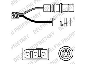 DELPHI ES10276-12B1 lambda jutiklis 
 Variklis -> Variklio elektra
000 5403 917, 000 5404 217