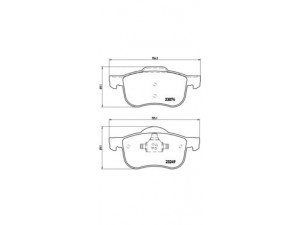 BREMBO P 86 020 stabdžių trinkelių rinkinys, diskinis stabdys 
 Techninės priežiūros dalys -> Papildomas remontas
31262503, 8623861