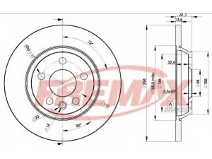 FREMAX BD-5609 stabdžių diskas 
 Stabdžių sistema -> Diskinis stabdys -> Stabdžių diskas
1140278, 7D0 615 601 A, 7D0 615 601 C