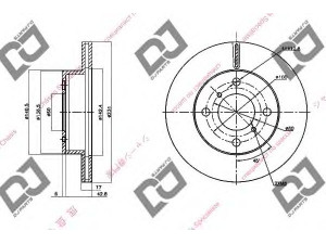 DJ PARTS BD1558 stabdžių diskas 
 Dviratė transporto priemonės -> Stabdžių sistema -> Stabdžių diskai / priedai
55311-75F00, 55311-A75F00, 5531175F00