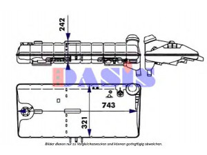 AKS DASIS 264020N išsiplėtimo bakelis, aušinimo skystis 
 Aušinimo sistema -> Radiatorius/alyvos aušintuvas -> Išsiplėtimo bakelis, variklio aušinimo skystis
81061026117, 81061026206, 81061026208