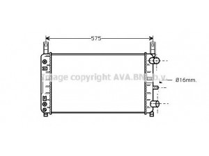 AVA QUALITY COOLING FD2118 radiatorius, variklio aušinimas 
 Aušinimo sistema -> Radiatorius/alyvos aušintuvas -> Radiatorius/dalys
89FB8005BC, 91FB8005BA