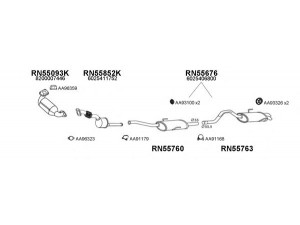 VENEPORTE 550295 išmetimo sistema 
 Išmetimo sistema -> Išmetimo sistema, visa