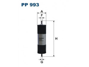 FILTRON PP993 kuro filtras 
 Techninės priežiūros dalys -> Papildomas remontas
4F0127401F, 4F0127401F