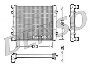 DENSO DRM32002 radiatorius, variklio aušinimas 
 Aušinimo sistema -> Radiatorius/alyvos aušintuvas -> Radiatorius/dalys
1J0121253G, 1J0121253K