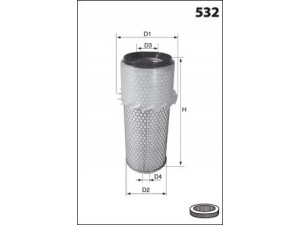 MECAFILTER FA3398 oro filtras
41132008A, 1849438, T1950555, 242491310