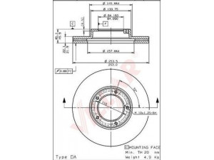 VILLAR 628.1951 stabdžių diskas
4351235140