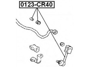 ASVA 0123-CR40 šarnyro stabilizatorius
48830-28010