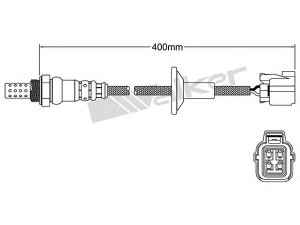 WALKER PRODUCTS 250-24757 lambda jutiklis 
 Variklis -> Variklio elektra
36532 PWE G01