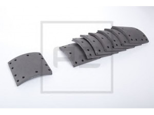 PE Automotive 086.126-10A stabdžių antdėklo rinkinys, būgninis stabdys 
 Stabdžių sistema -> Rankinis stabdys
001903481, 001906241, 002991907